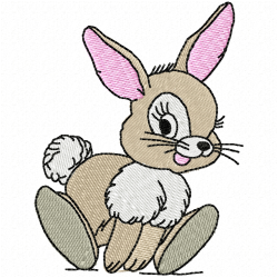 Rabbits Embroidery Design 11